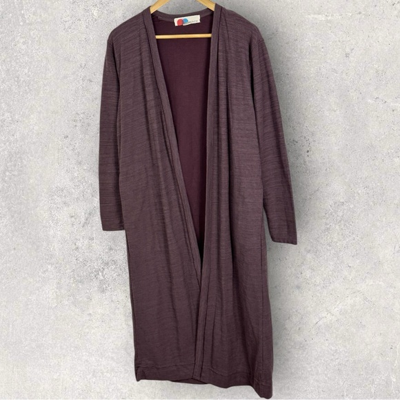 Free People Beach Bi-Coastal Cardigan Sweater Purple Womens Size Small Bohemian - Picture 14 of 14